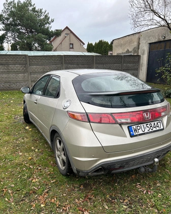 Honda Civic cena 17000 przebieg: 217000, rok produkcji 2006 z Pułtusk małe 37